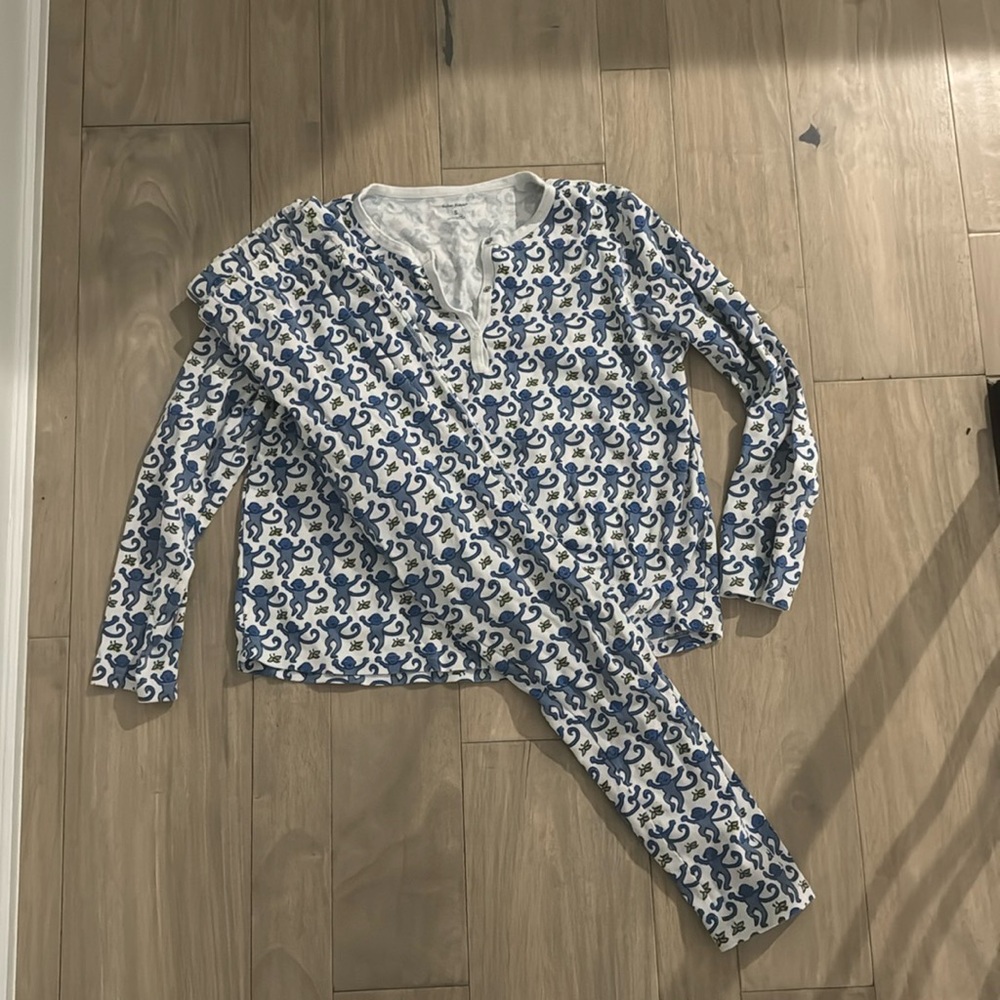 Roller rabbit monkey pyjamas